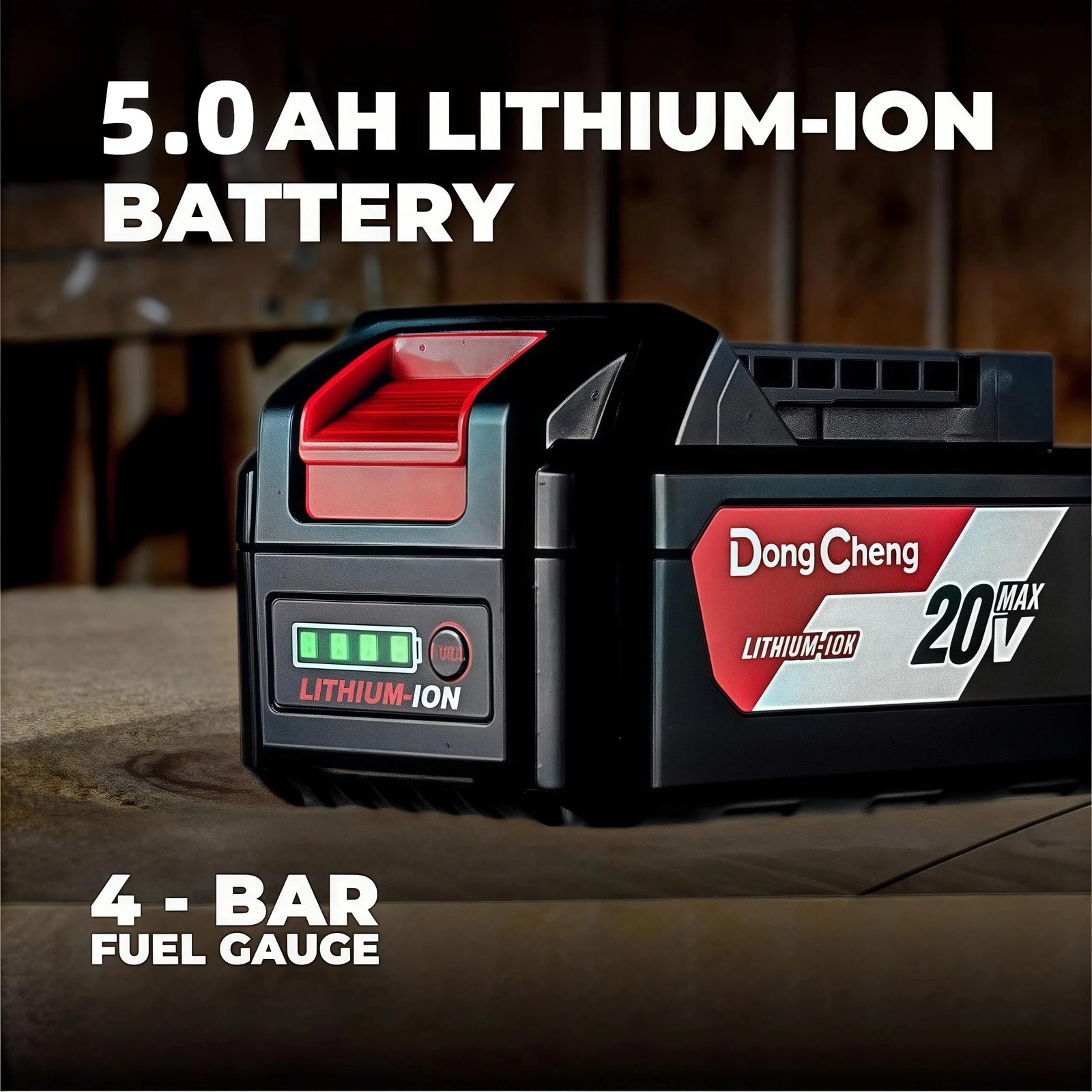 Dong Cheng 18V 20V Max 5.0Ah Lithum-Ion Battery Pack Power Tools Model Ffbl2050