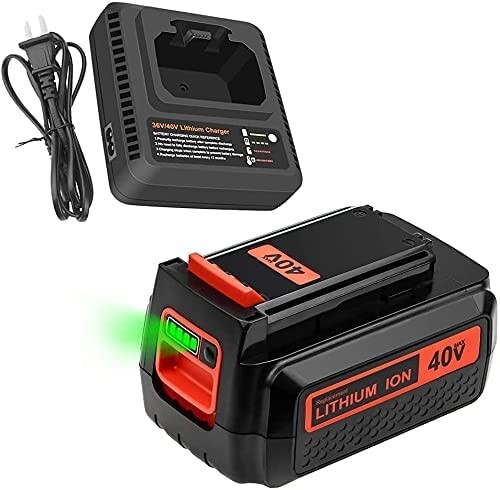 2X 40V MAX Lithium-ion Battery for Black and Decker 40 Volt 4.0Ah LBXR36 LSW36