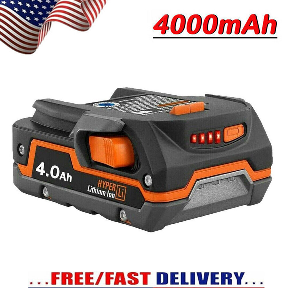 18V 4.0Ah For RIDGID R840085 AC840087P Hyper Li-Ion Battery 18 Volt X4 R840087