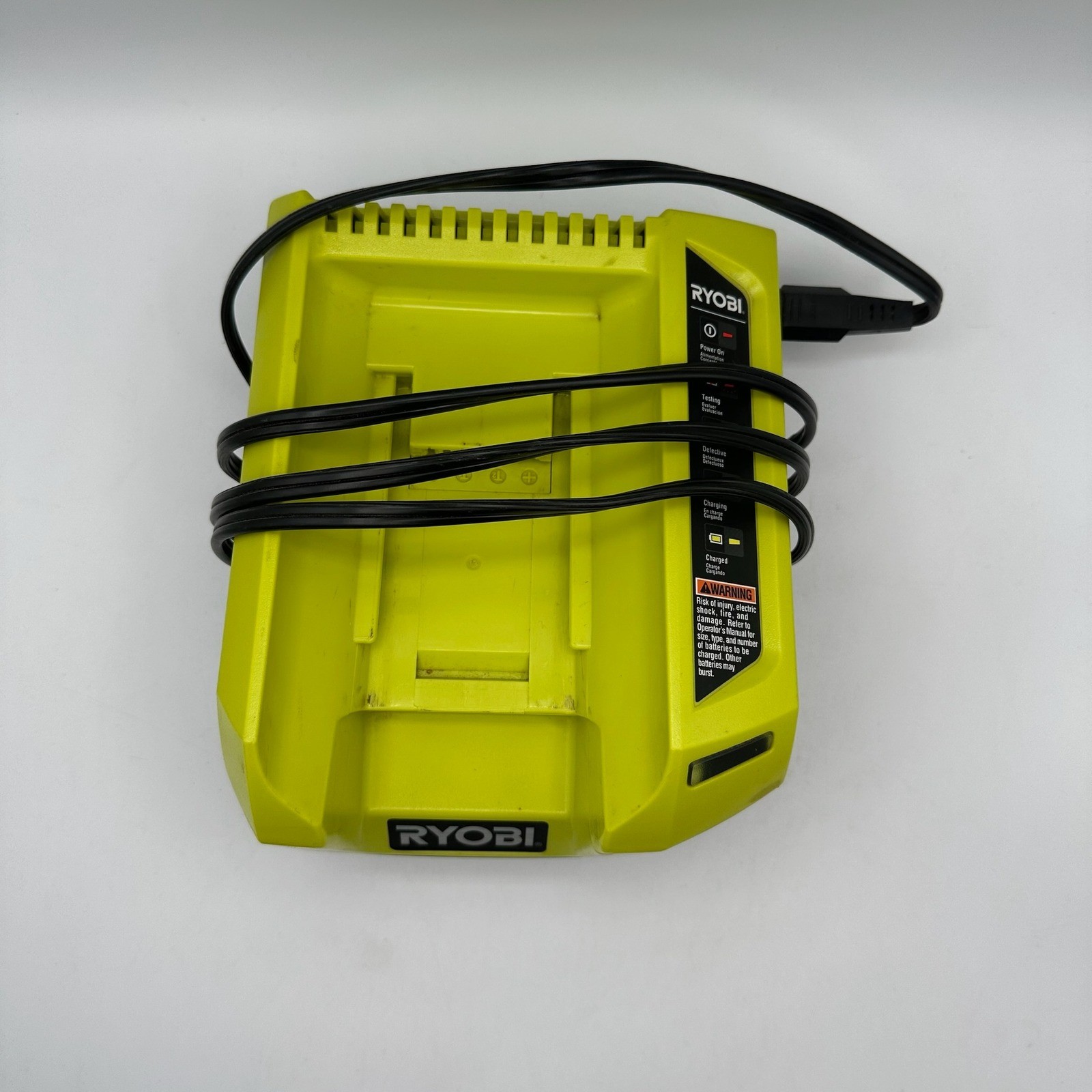 Ryobi One+ Battery Charger OP400 18V Lithium Ion Power Tool Charging Station