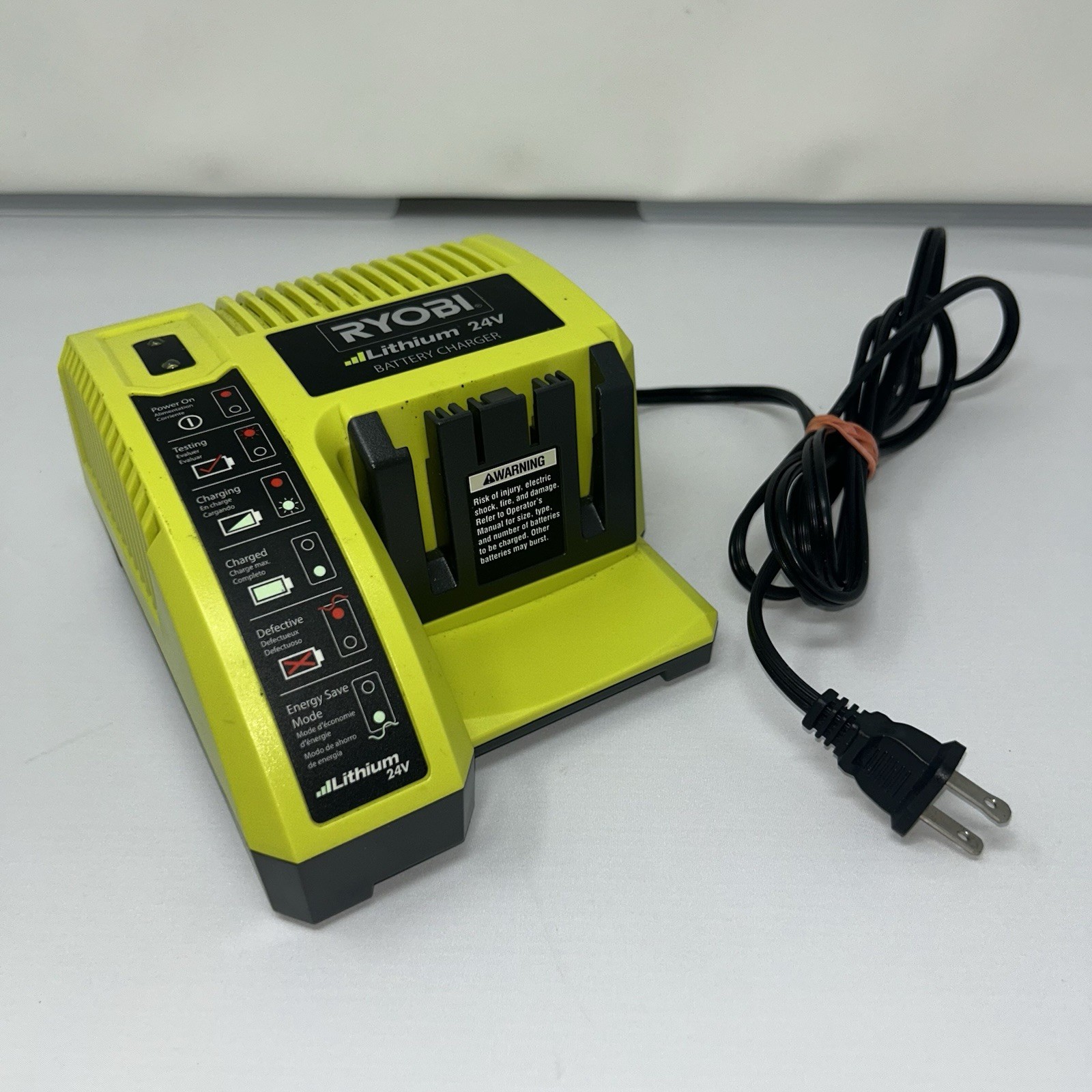 Ryobi Power Tools OP140 Lithium 24 Volt 24V Battery Charger – No Battery