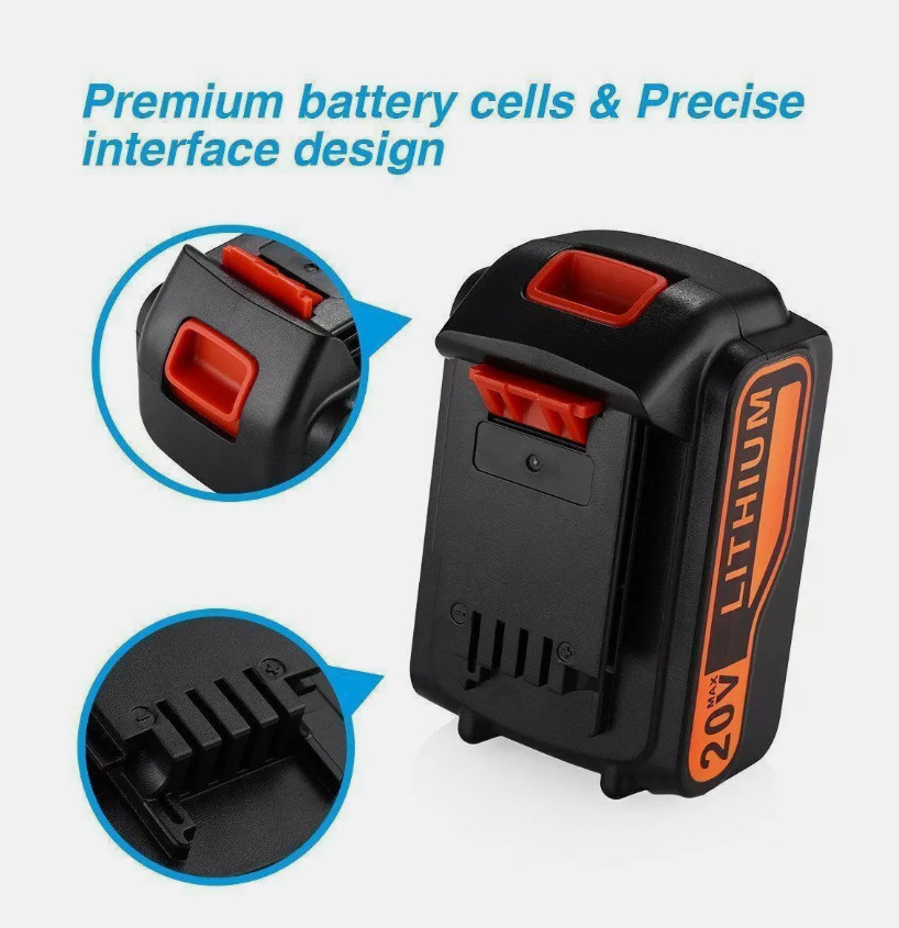 5.0Ah 20Volt LB2X4020 Battery FOR Black & Decker 20V MAX Lithium LBXR20 LBX20 US