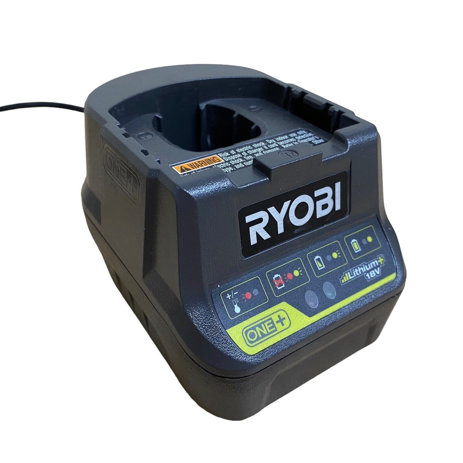 Ryobi ONE+ P118B | 18-Volt Lithium-Ion Replacement Battery Charger, Charger Only