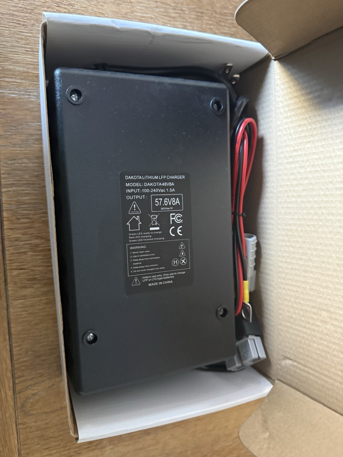 Dakota Lithium 48V 8A LiFEP04 AC/ DC Charger New in the box. Never used.