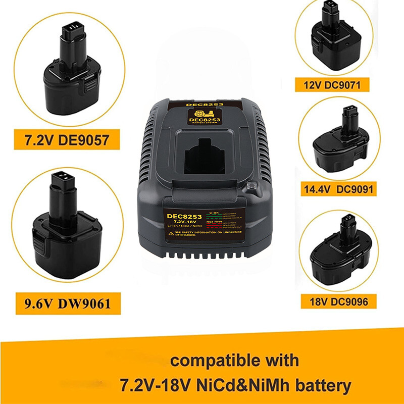 For DEWALT 7.2V-18V battery 2A lithium 18V battery charger DC9098 DC9096 DC9091