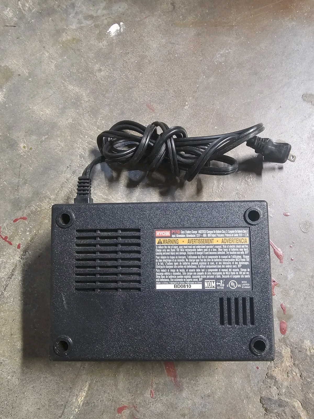 RYOBI P110 18 Volt Battery Charger