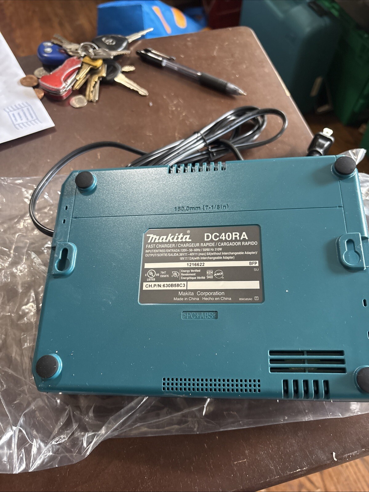 Makita DC40RA 40V Max XGT Rapid Optimum Charger – New