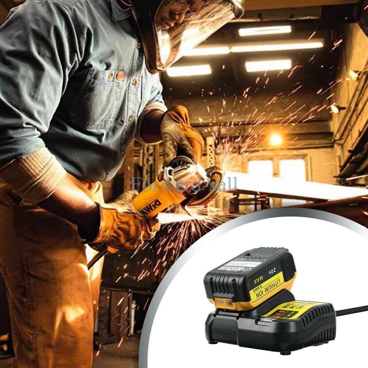 New Charger for DEWALT DCB112 20V Max Lithium-Ion Battery DCB206 DCB200 DCB205