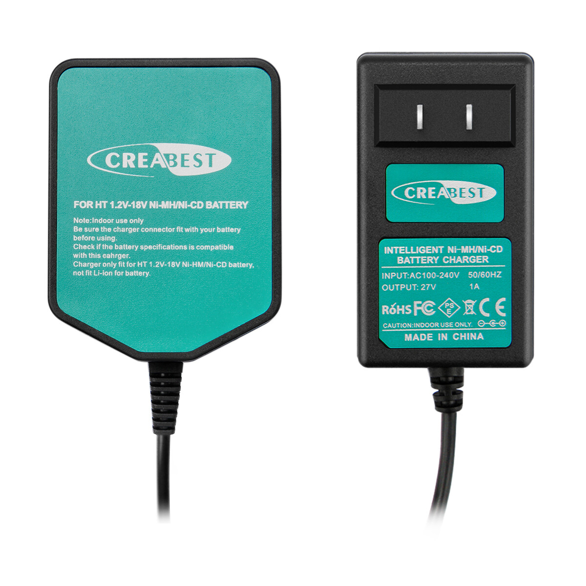7.2V-18V NiMH/Ni-CD Battery Charger for HITACHI EB1412S EB712S EB1220BL DS18DFL