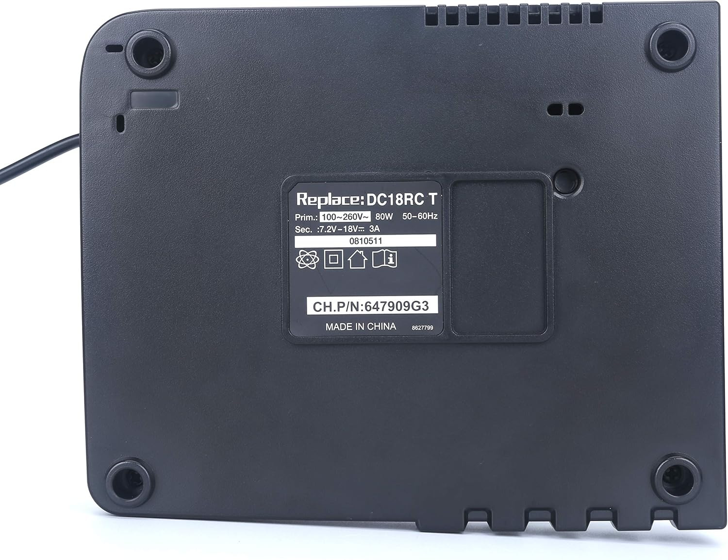 Cargador Makita DC18RC compatible con baterías LXT 14-18V