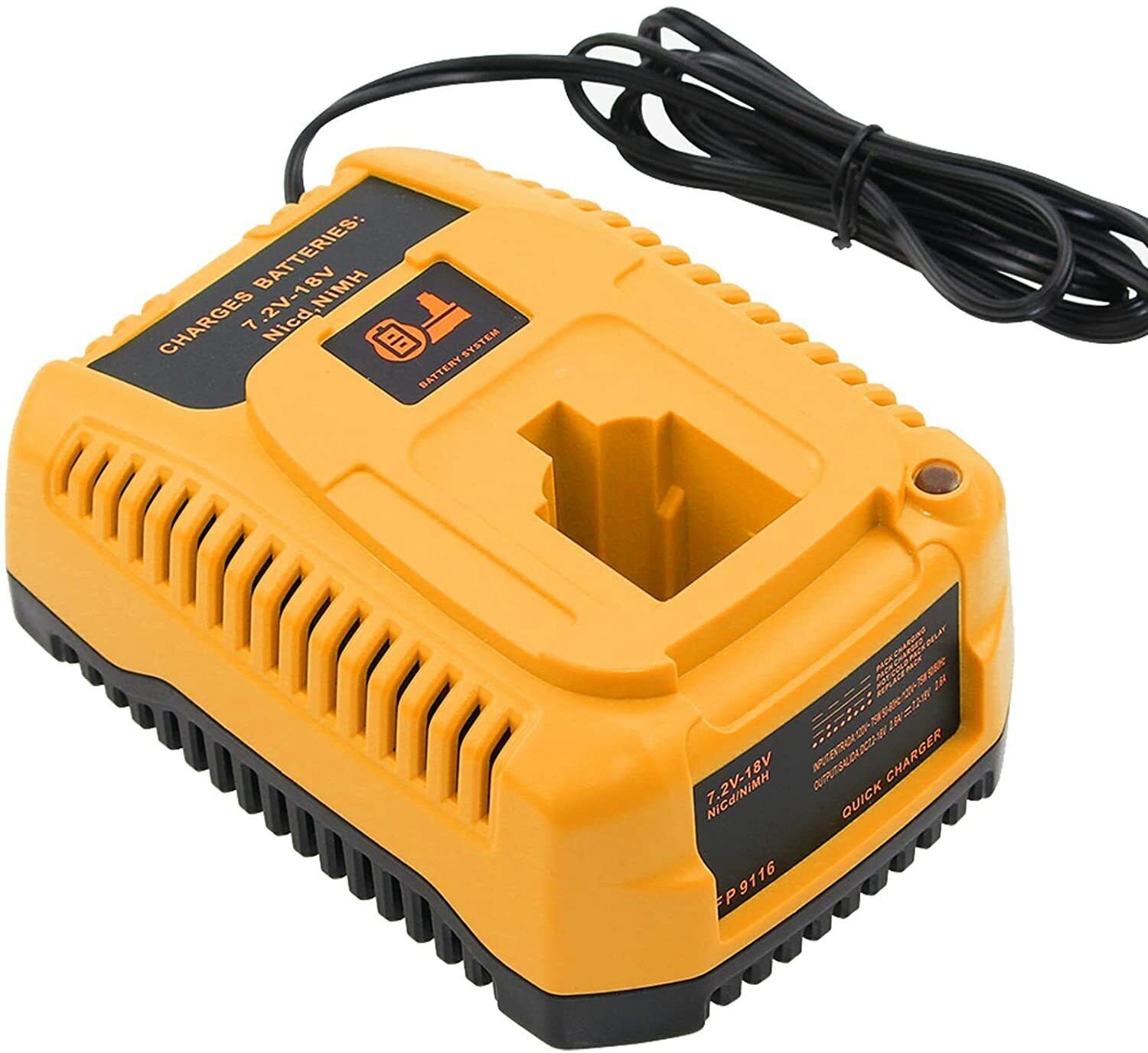 18 Volt DC9310 Charger for Dewalt 7.2V-18V XRP Battery NiCd/NiMh DC9096 DC9098