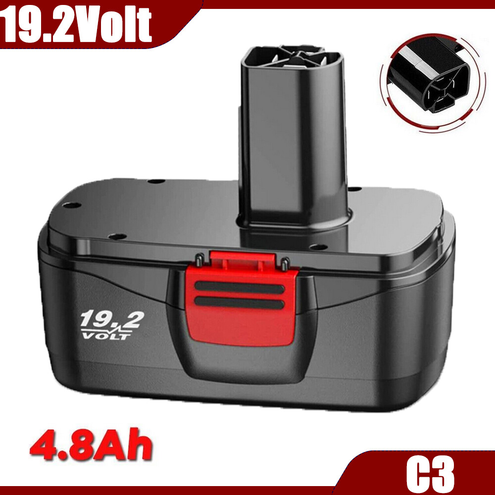 19.2 Volt For Craftsman C3 11375 4.8Ah Battery DieHard 130279005 130279003 11376
