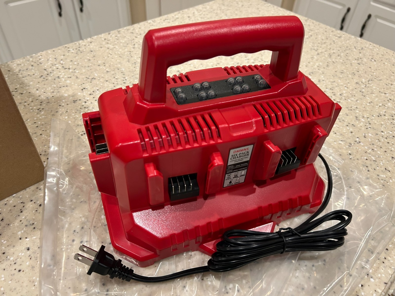 NEW! 6 Port Simultaneous Rapid Charger Replacement for Milwaukee 18V Batteries
