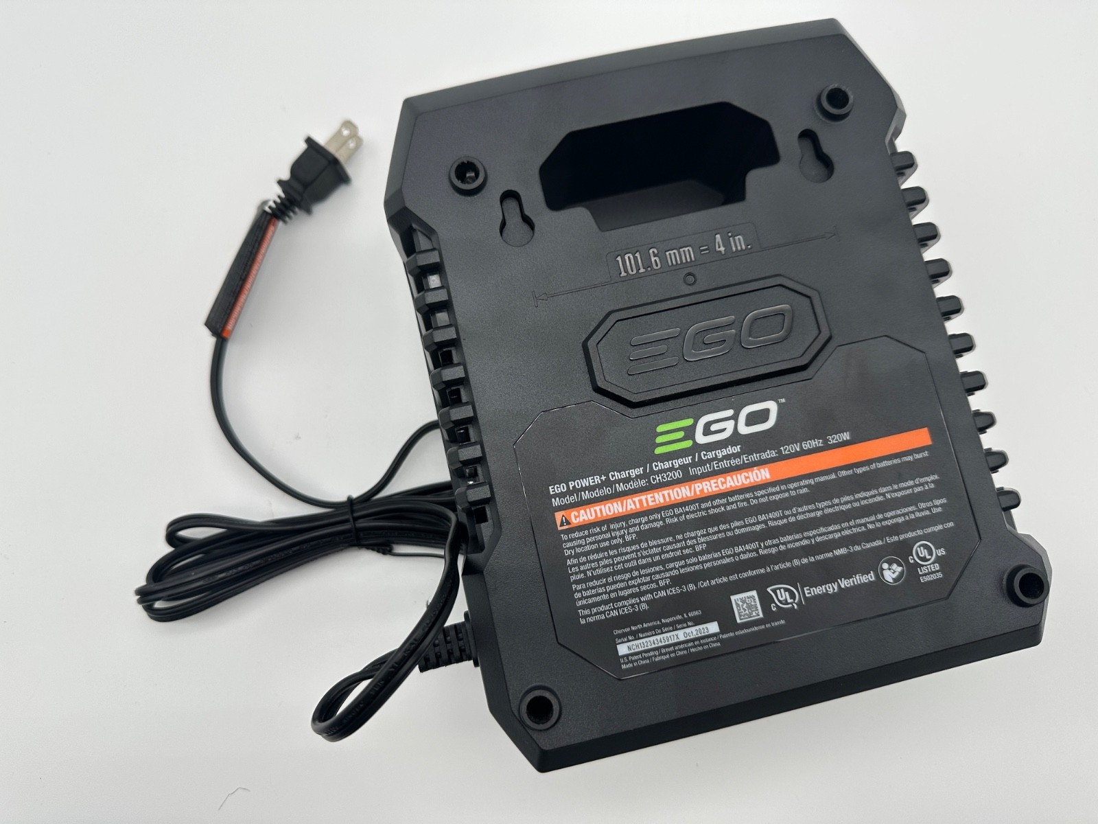 EGO Power CH3200 56-Volt 320W Lithium Ion Fast Charger Used