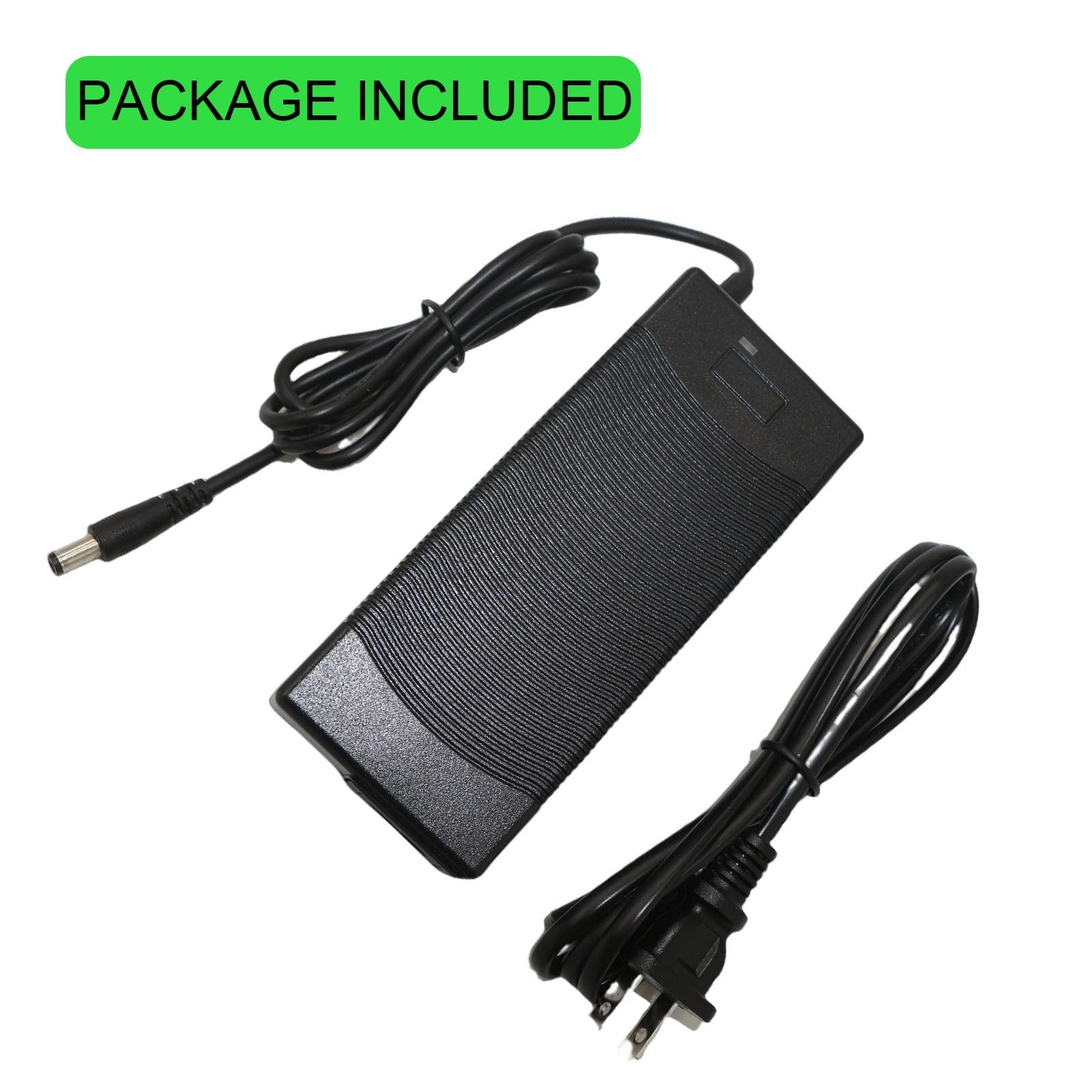 54.6V 2A Lithium Battery Charger for 48V Systems, Universal Power Adapter, 5.5mm