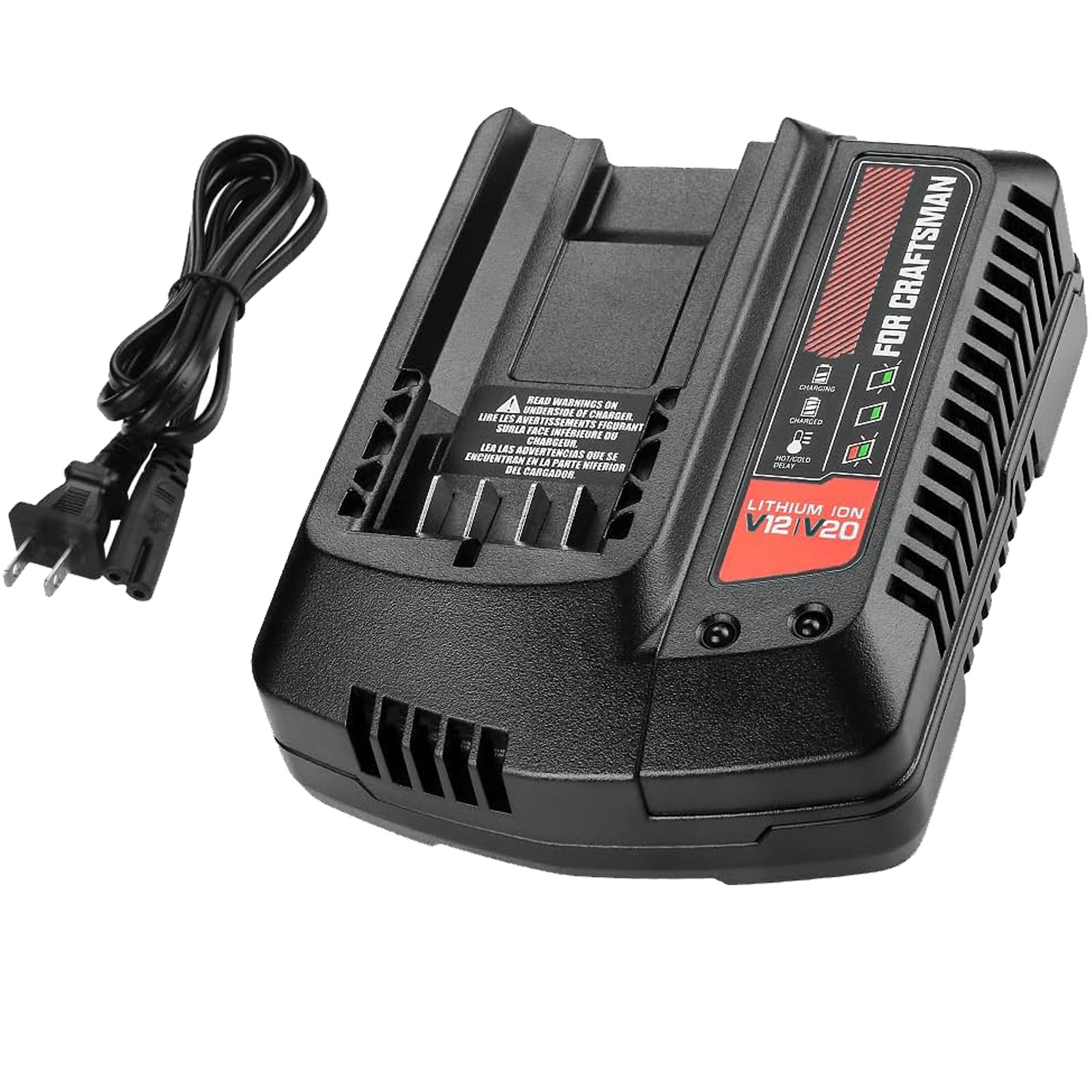 CMCB100 V20 V12 Battery Fast Charger For CRAFTSMAN 12V/20V MAX Li-Ion Battery