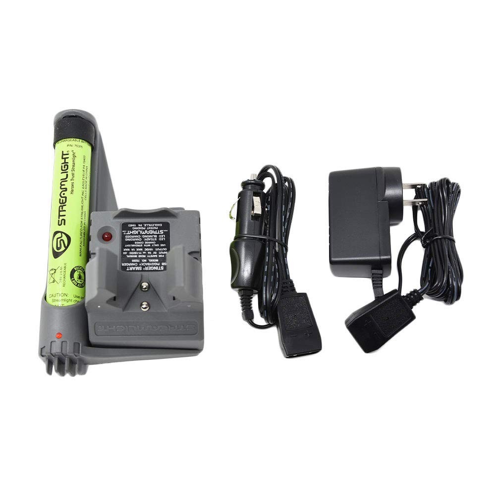 Streamlight Stinger Piggyback Smart Charger Holder Battery Ac Charge 12V Dc Car