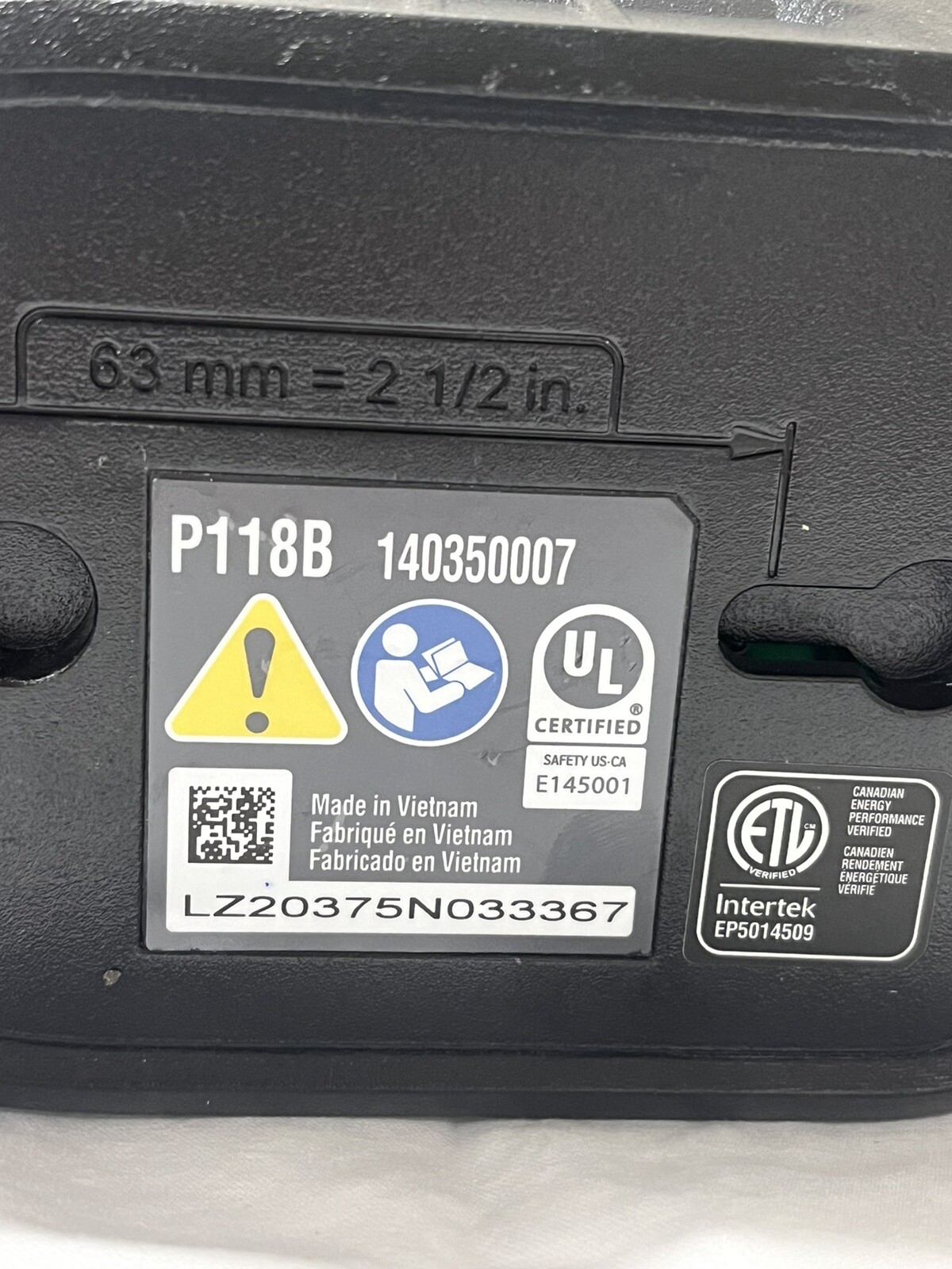 Ryobi – P118B One+ Lithium+ 18V Battery Charger 140350007