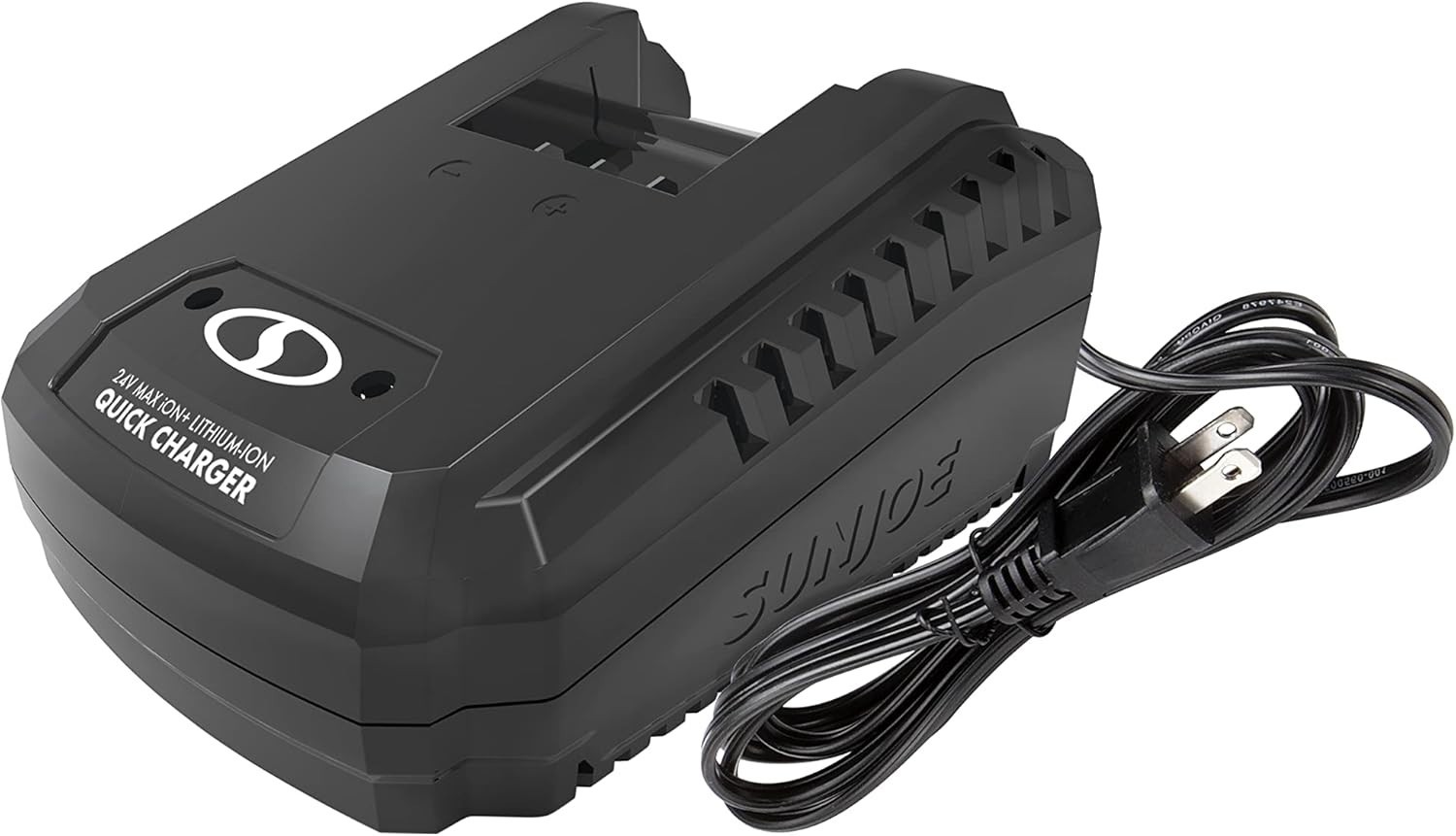 Ionmax 24V Dual-Port Fast Charger for Lithium-Ion Batteries Sun Joe Auto Joe