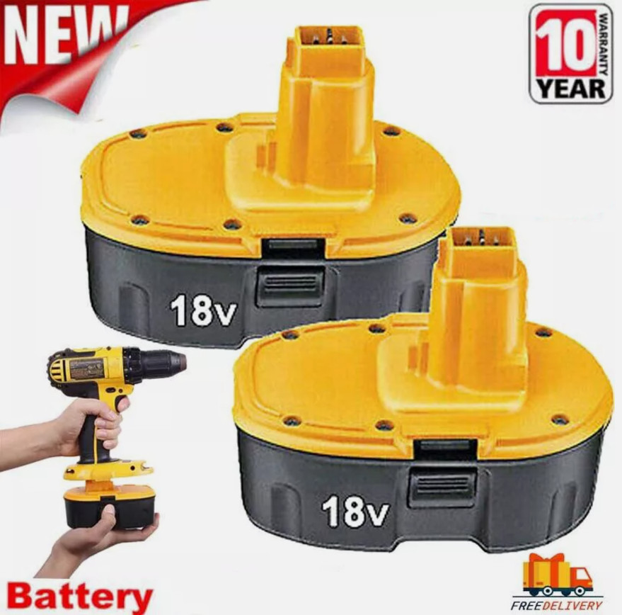 2 PACK 18V For Dewalt 18 VOLT XRP DC9096 DC9098 NiMh Battery DC9099 NEW 4.8 PACK