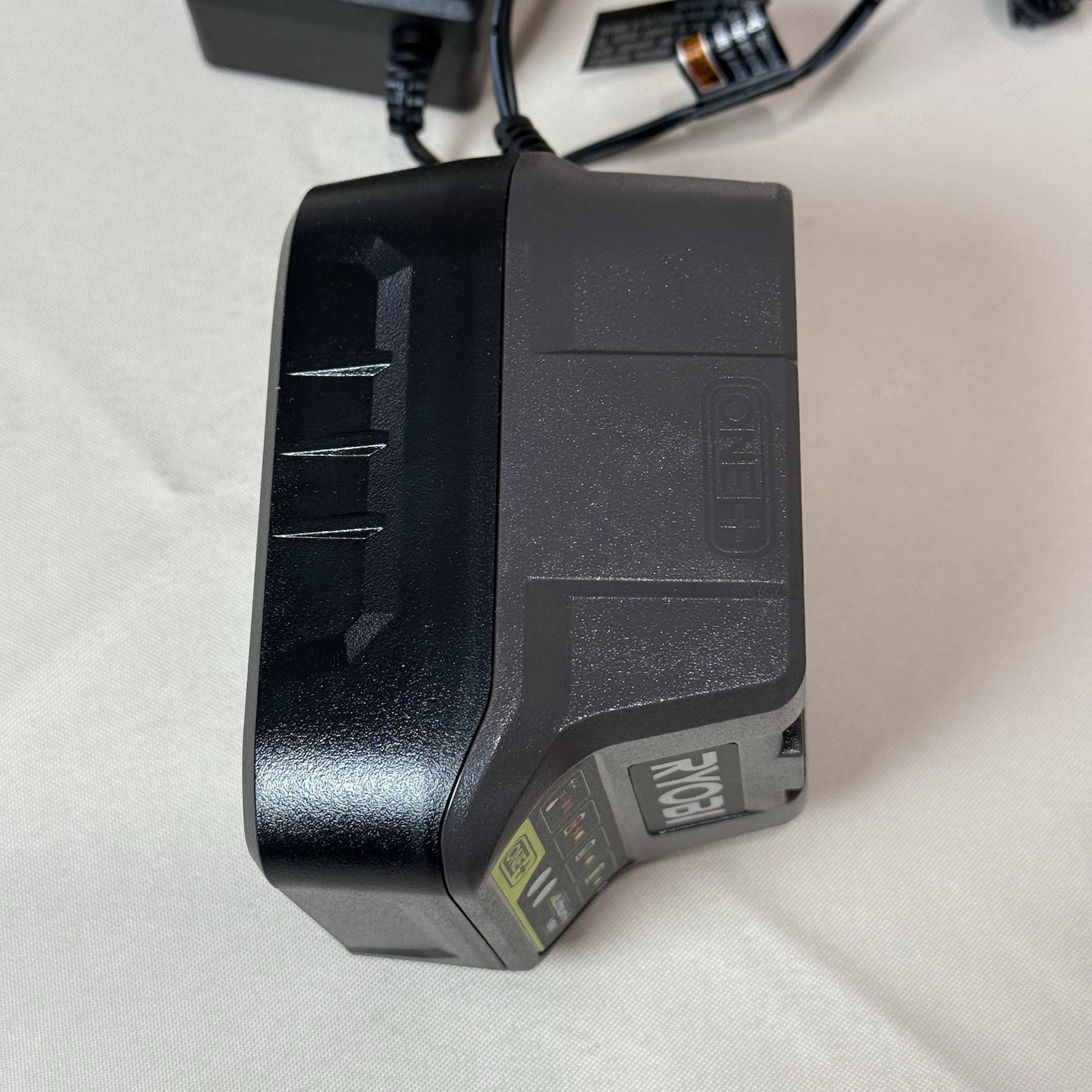 Ryobi P118B 18V Lithium Battery Charger Black Single Battery Charging
