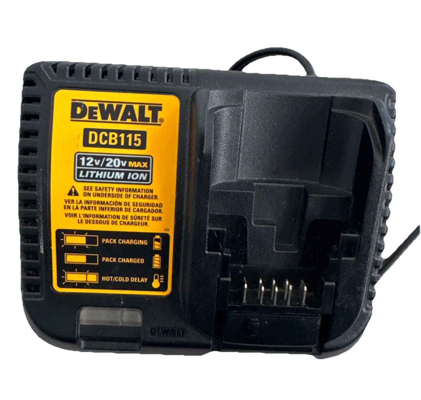 DeWalt DCB115 Battery Charger 12V / 20V Max Lithium Ion Li-Ion