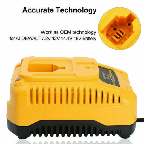 DC9182 DC9310 Charger for Dewalt 7.2V-18V XRP NiCd/NiMh Battery DC9096 DC9098 US