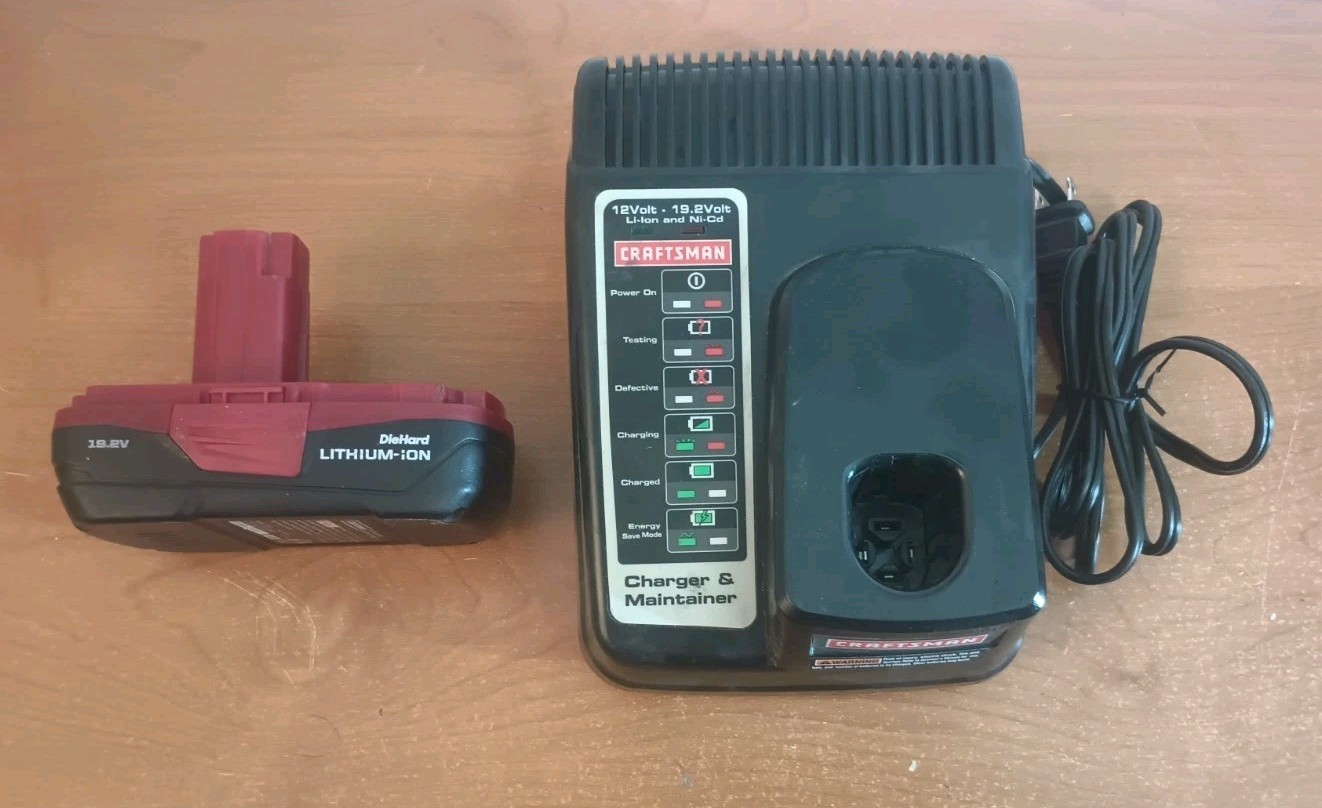 Genuine Craftsman 19.2V Battery Charger 315.CH2030 & 5166 Lithium-ion Battery