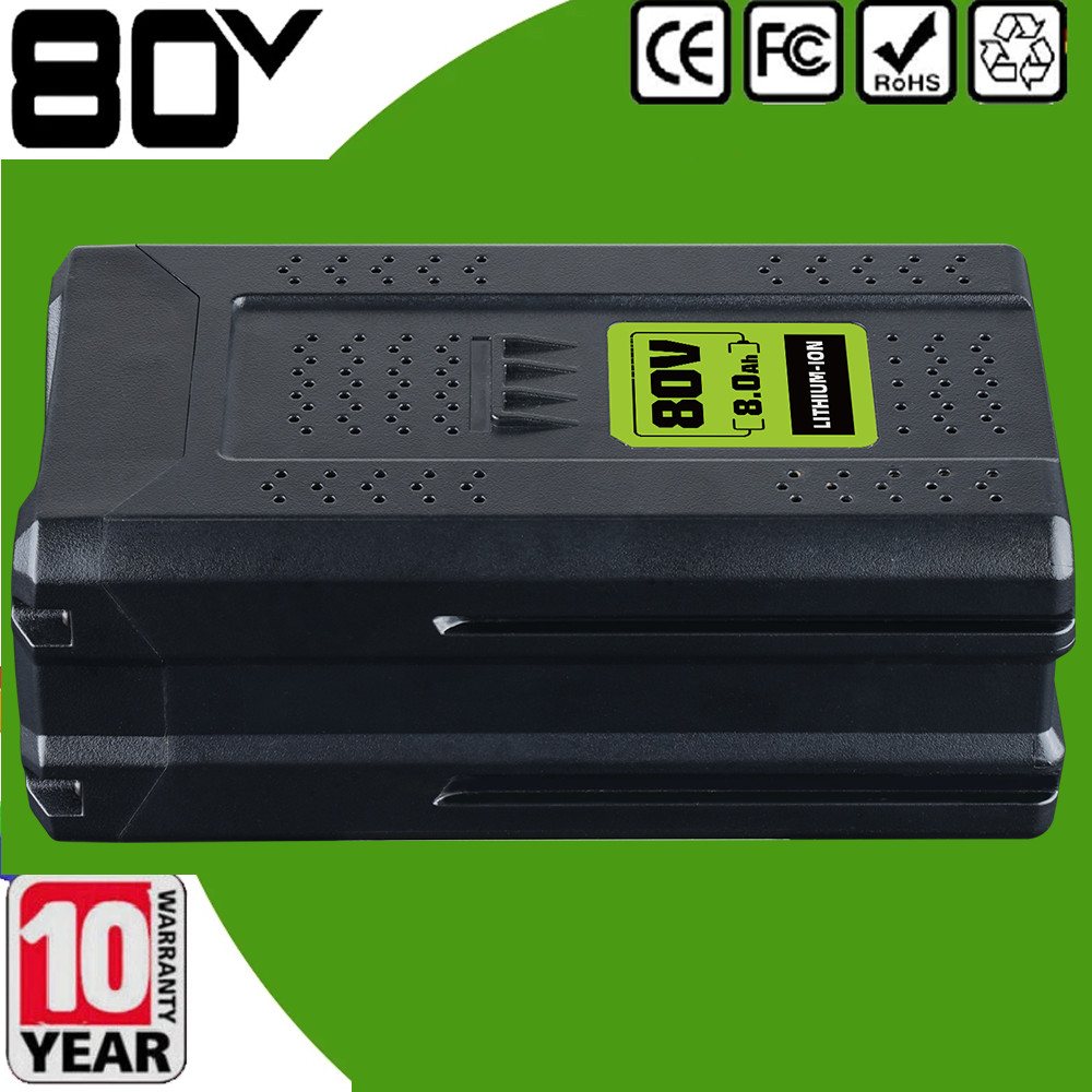 8.0Ah NEW 80V Lithium-ion Battery For Greenworks PRO 80V GBA80200 GBA80600