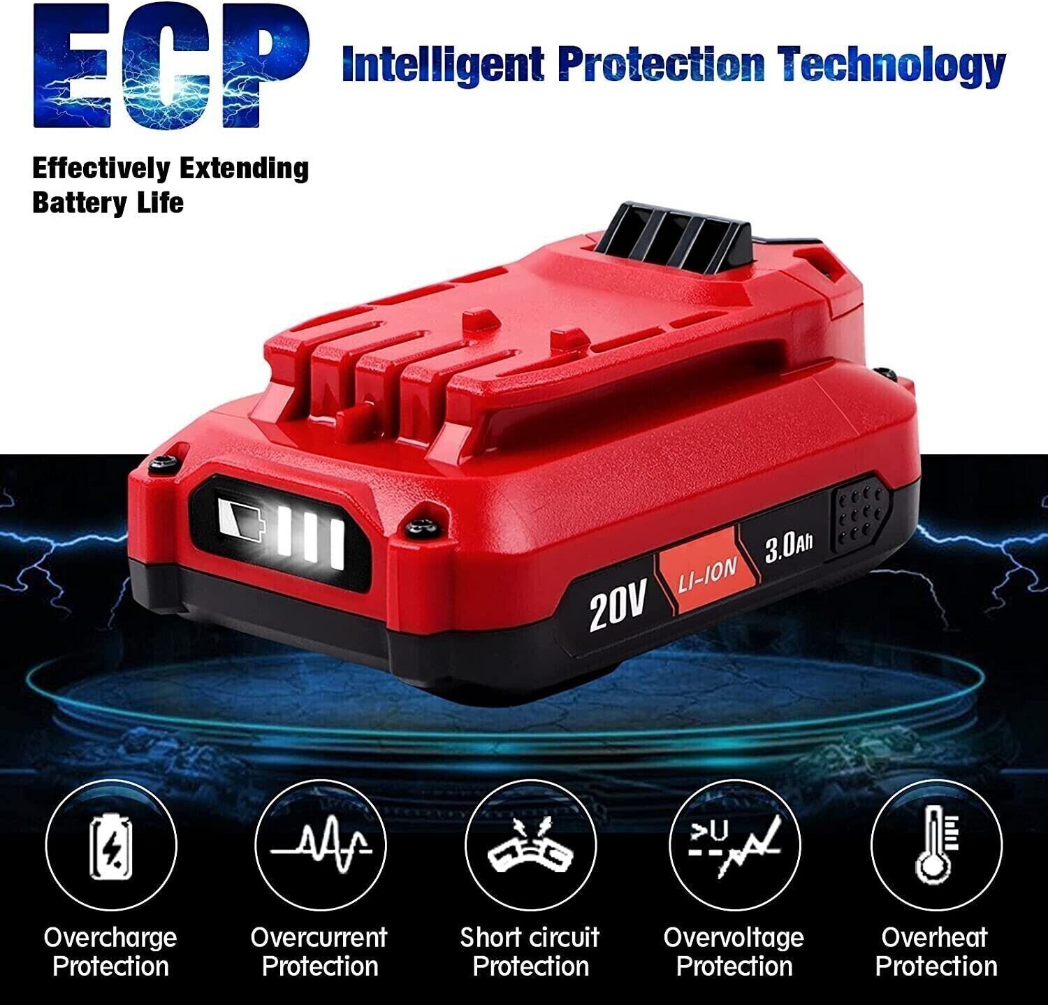 V20 8 Ah For Craftsman 20Volt MAX Lithium-ion Battery CMCB204 CMCB206 /Charger