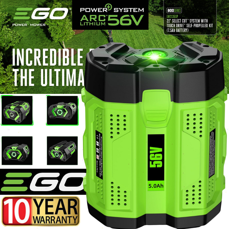 For Genuine EGO 56V 5Ah/9Ah Battery BA5600T BA2240 BA2800T All 56Volt Tool Power
