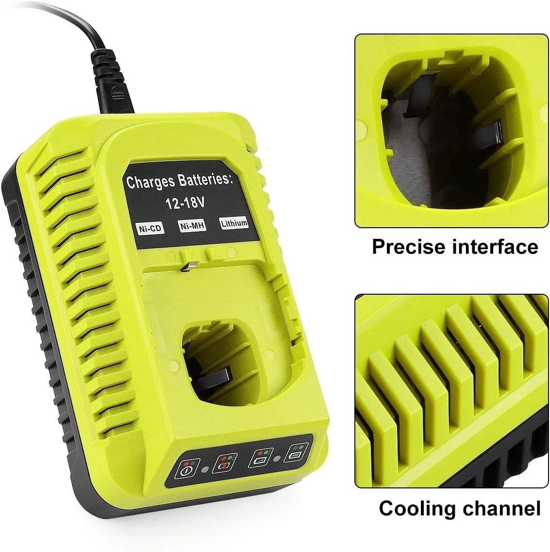 P117 Charger For RYOBI 18V MAX One+ Plus Battery P105 P106 P108 P107 P109 P102
