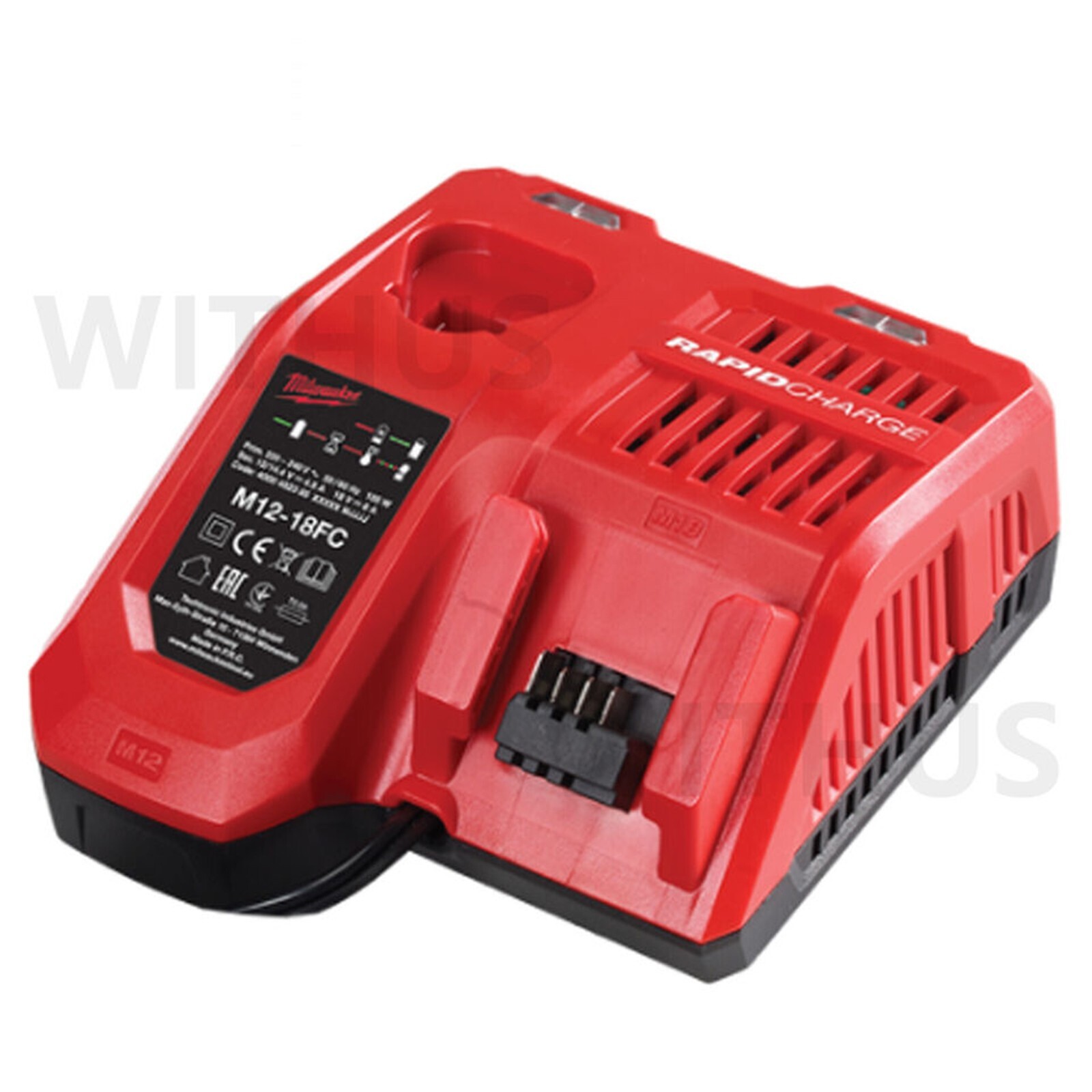 Milwaukee M12-18FC Rapid Charger for M12 & M18 12V 18V – 220V Bulk Pack