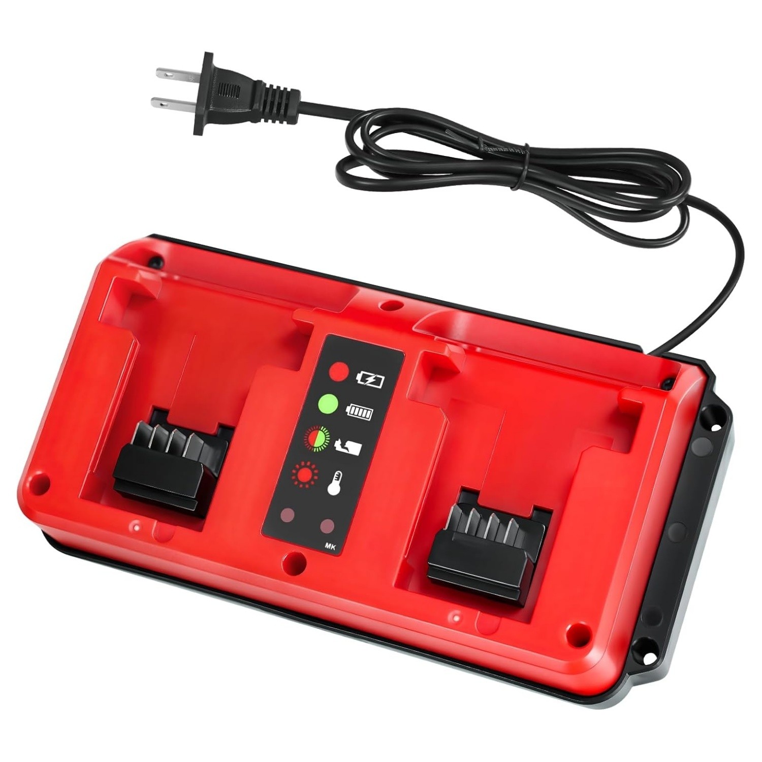 90W Dual Port Rapid Charger Replacement For Milwaukee M18 18V Battery Charger