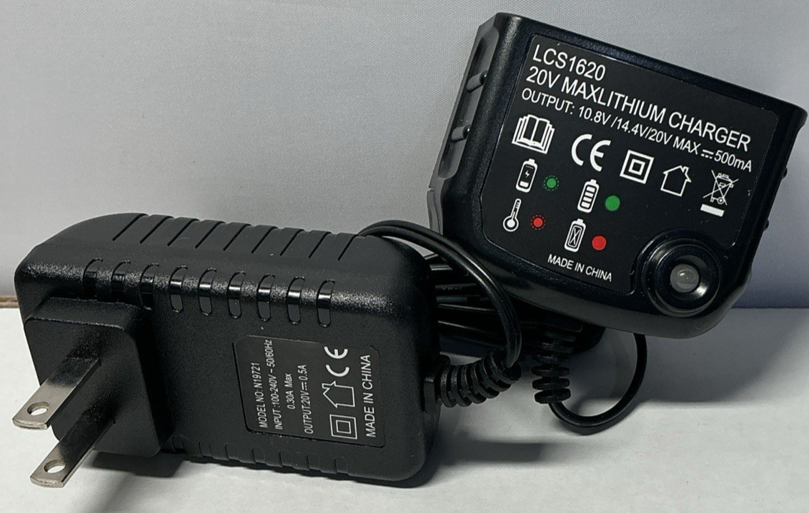 Charger for Black & Decker LCS1620 20V Lithium Battery Charger FOR LBXR20