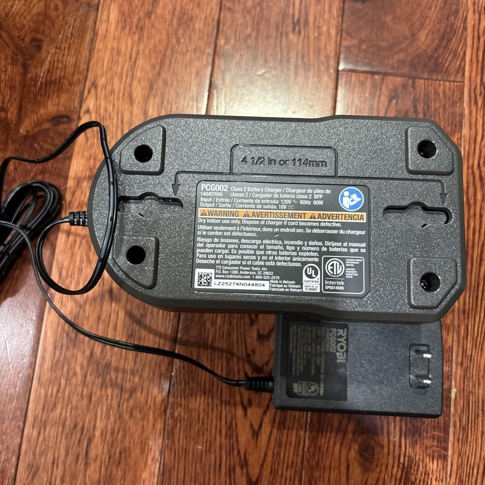 Ryobi PCG002 18V ONE+ Lithium-Ion Charger with New 2Ah Ryobi Battery NEW PBP006