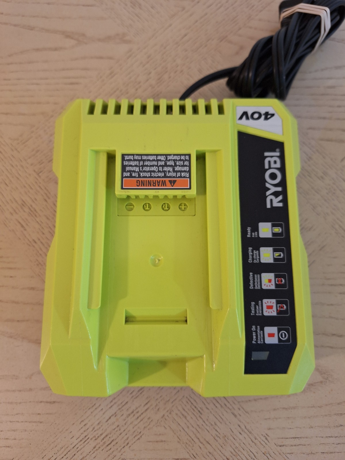Ryobi OP401 40V Lithium-Ion Battery Charger OEM Genuine Tested Works