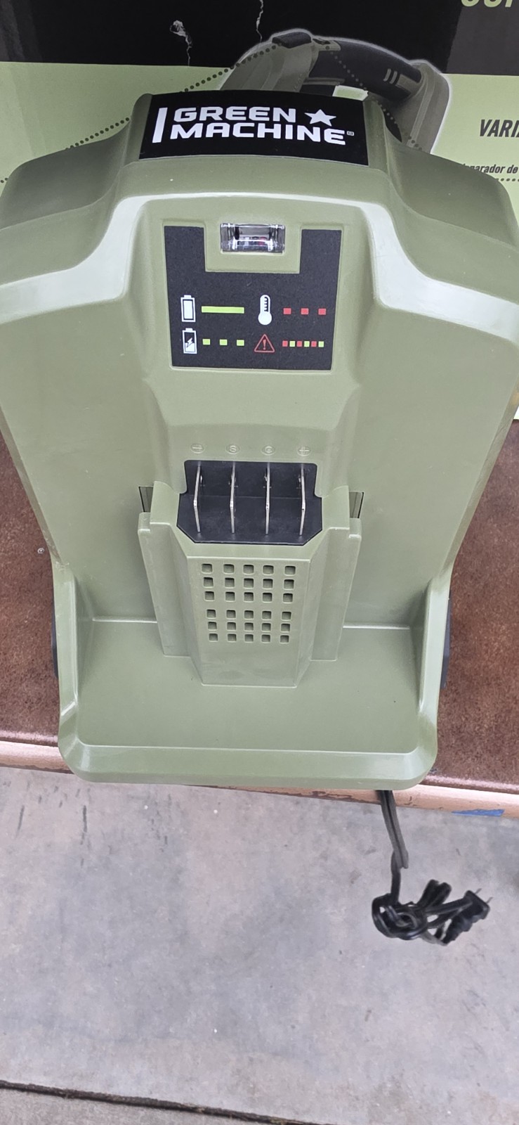 Green Machine, GMBC6200-D, 62V, Lithium, Battery Charger, Charger Only, Tested,