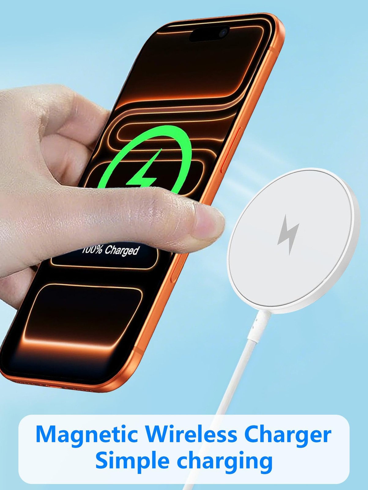 Dirsir Magnetic Wireless Charger For Apple Iphone 17/16/15/14/13/12/11/Airpods