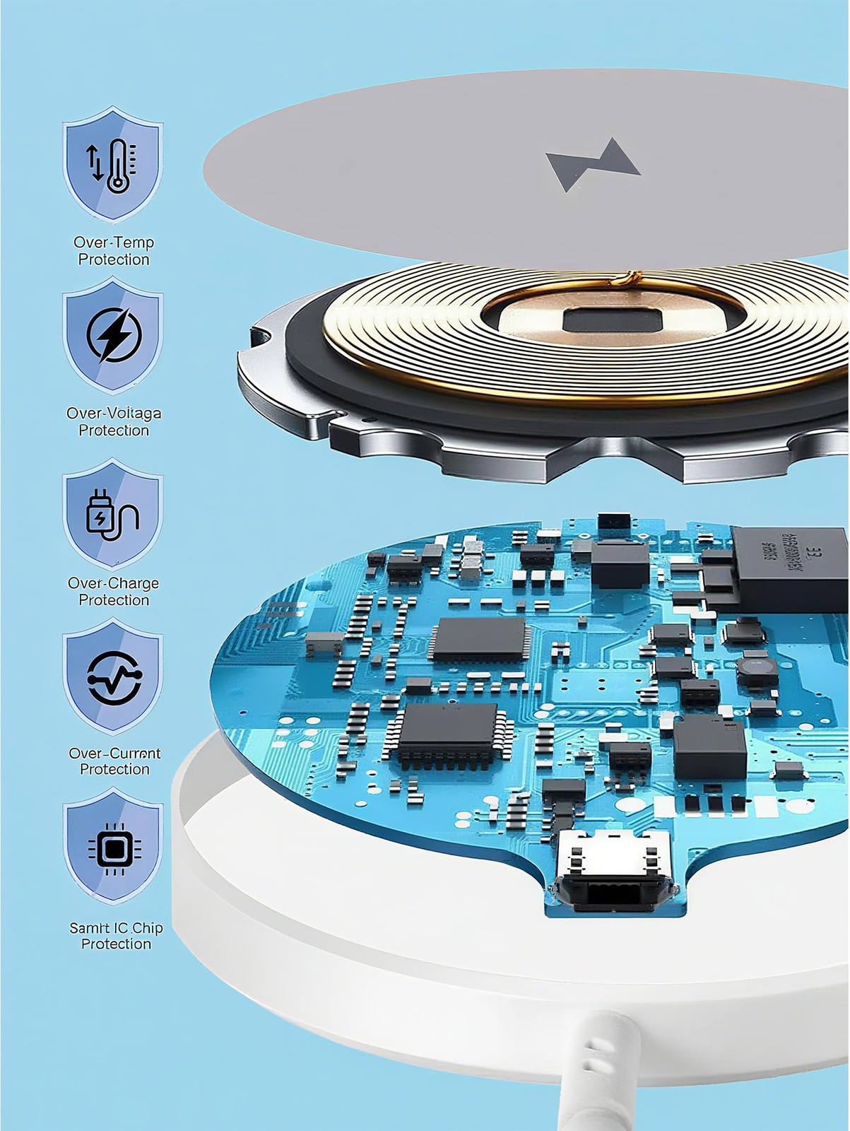 Dirsir Magnetic Wireless Charger For Apple Iphone 17/16/15/14/13/12/11/Airpods
