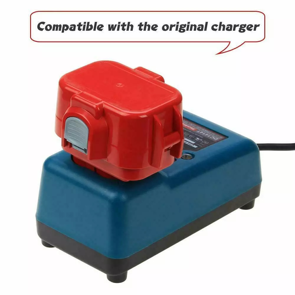2 Pack 4.8Ah Battery 18V Ni-MH Replacement Compatible With Makita 1822 1823 1833