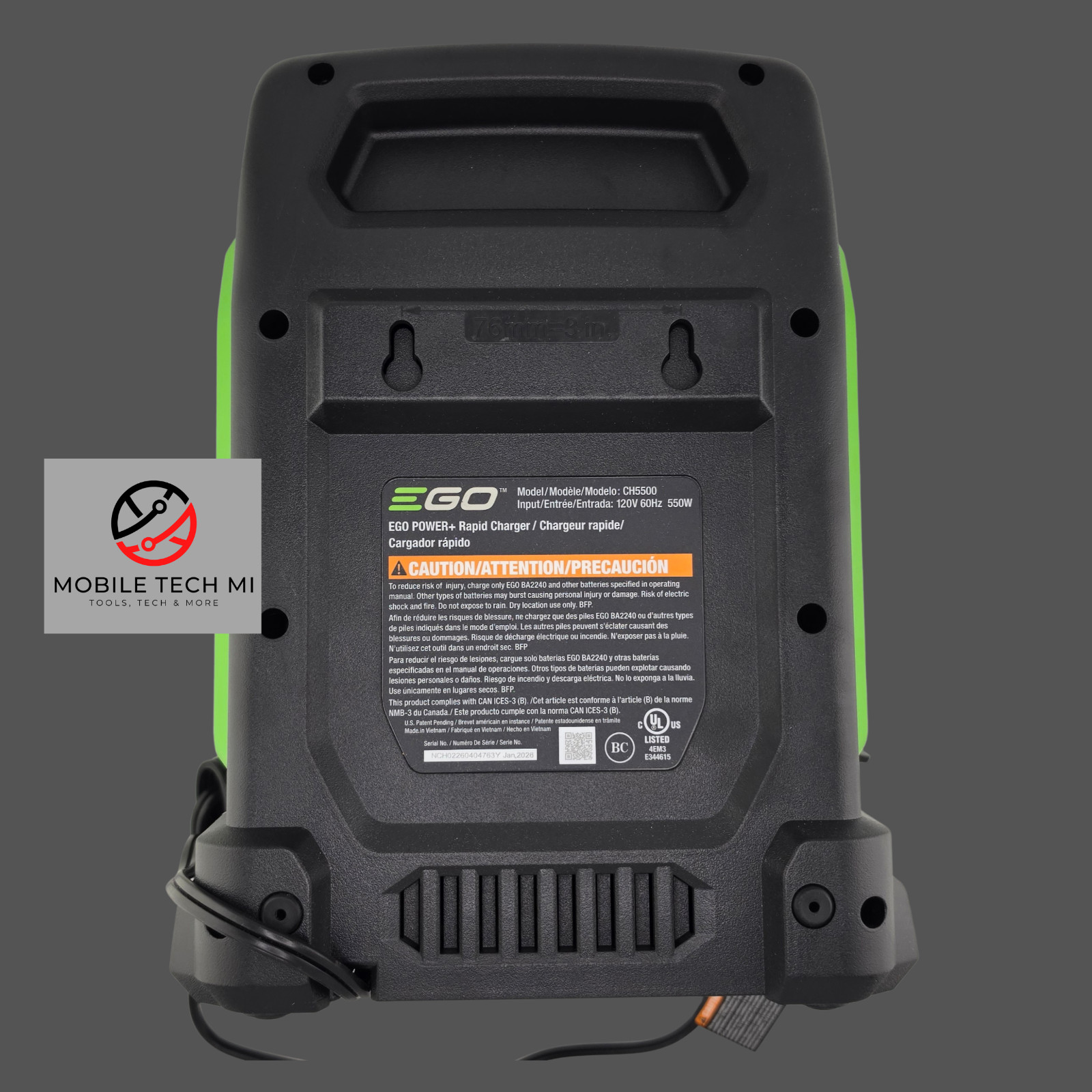 EGO Nexus Escape 400W Power Inverter + 56V 5.0 AH OEM Battery