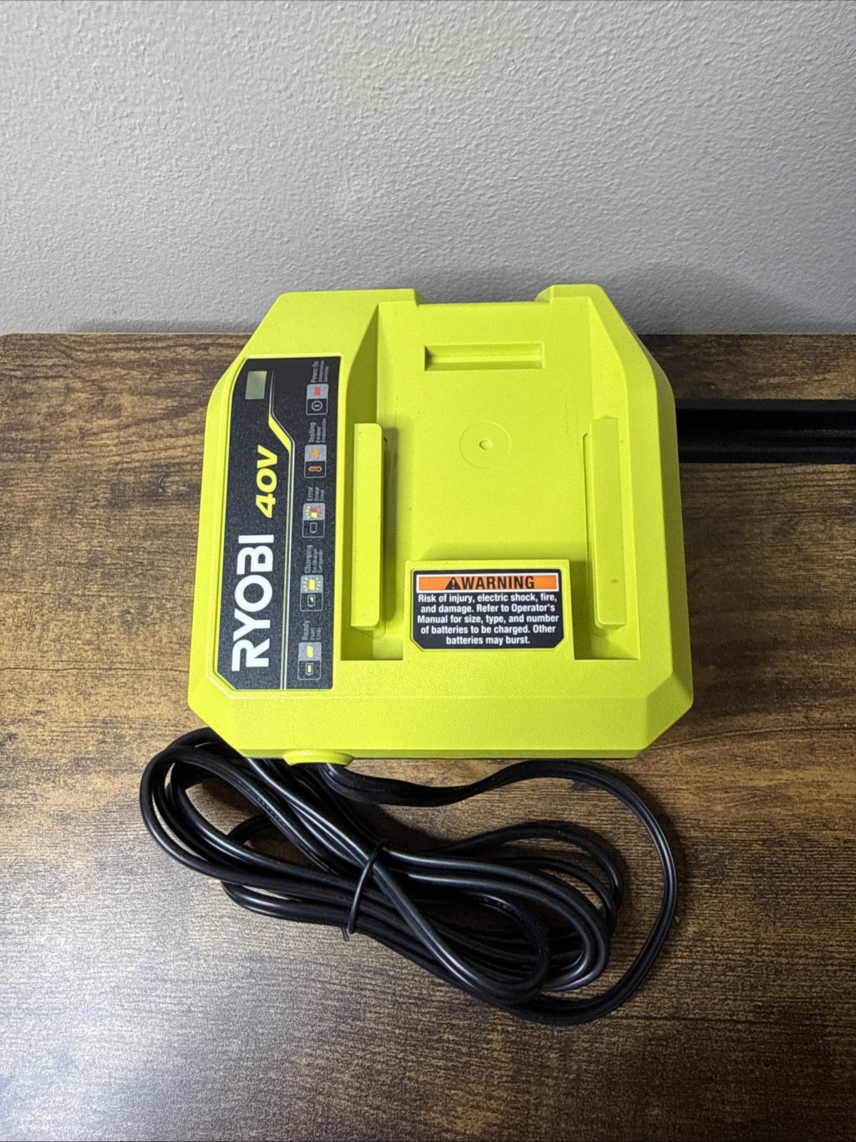 Rapid Charger For Ryobi 40V OP408VNM