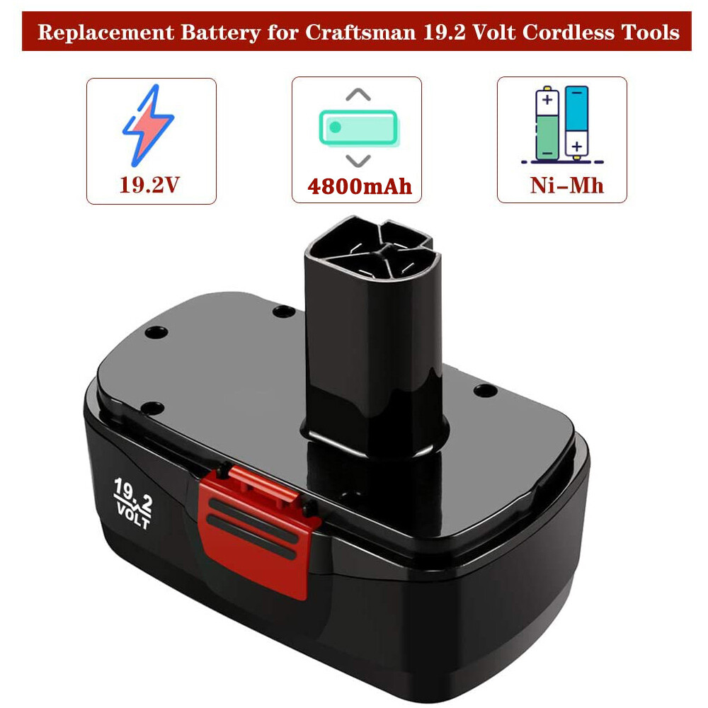 NEWEST 2X DieHard Battery For Craftsman C3 11375 130279005 Cordless 19.2V 4.8Ah