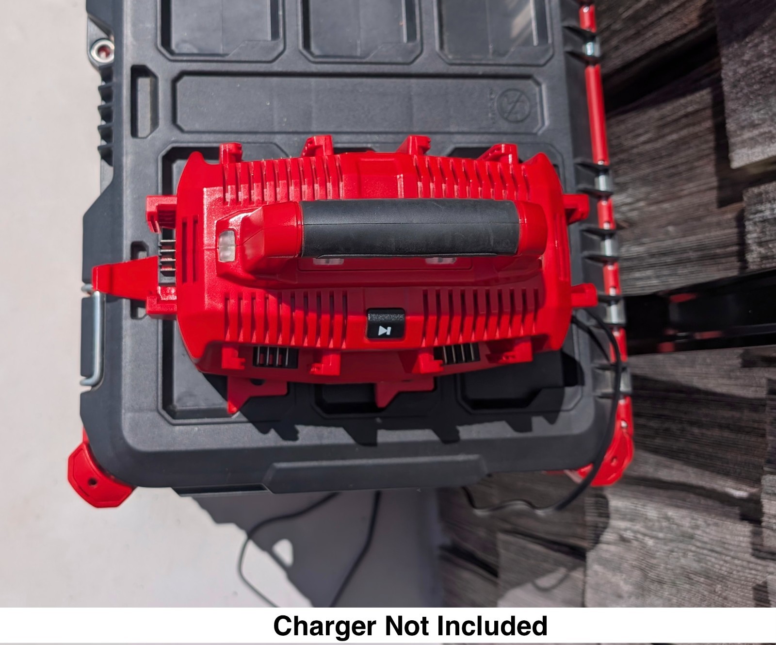 Packout Mount for Milwaukee M18 Six Pack Sequential Charger (Model# 48-59-1806)