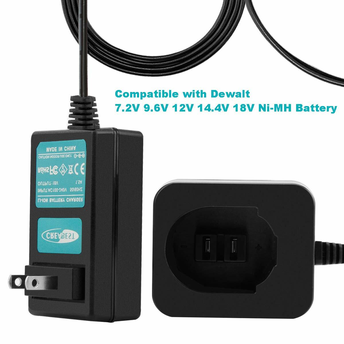 7.2V-18V Battery Charger For Black Decker PS120 PS130 PS140 Ni-MH/Ni-Cd Pod