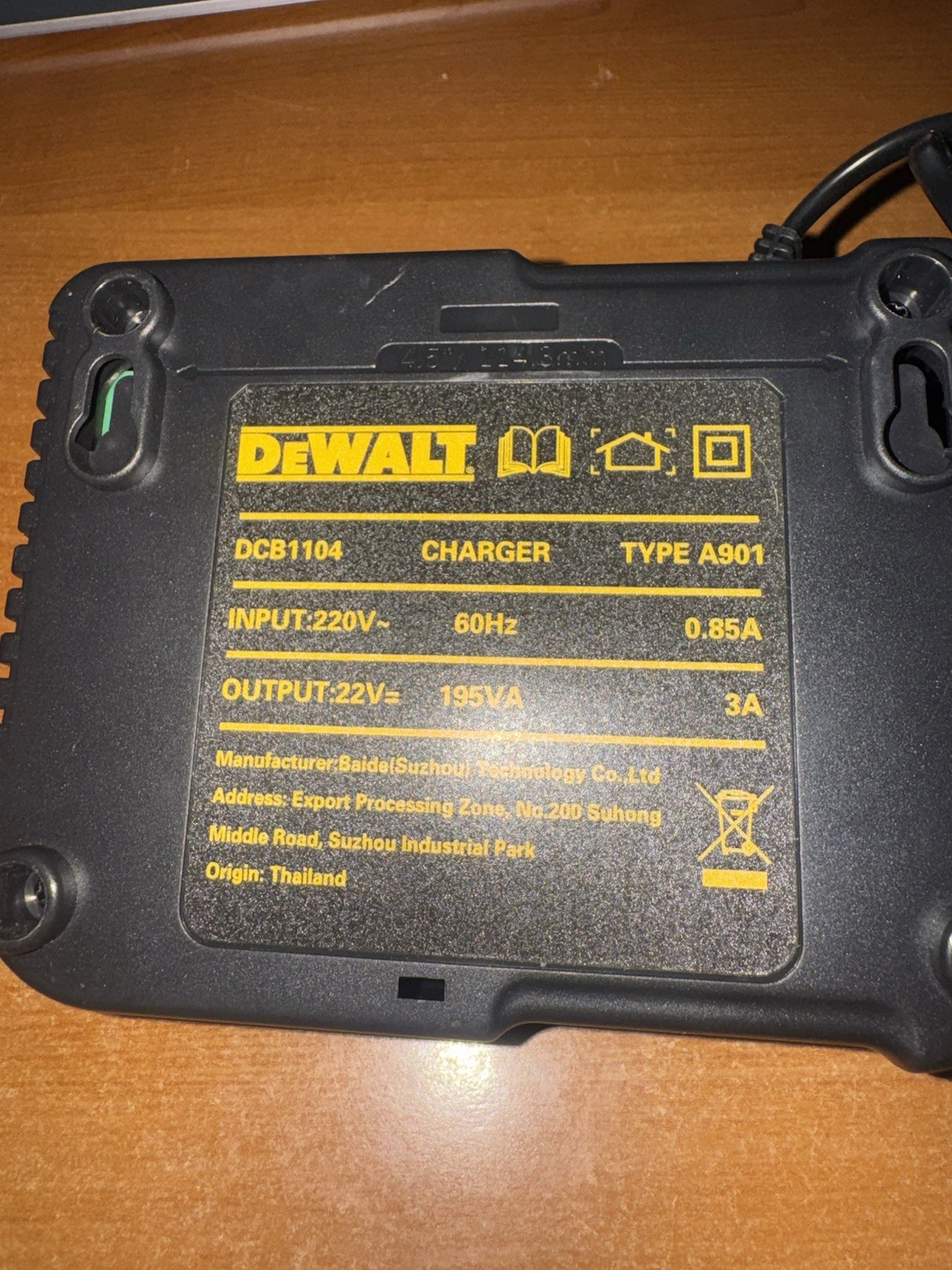 DEWALT DCB1104 12V/20V MAX Lithium-Ion Battery Charger, 1-Battery