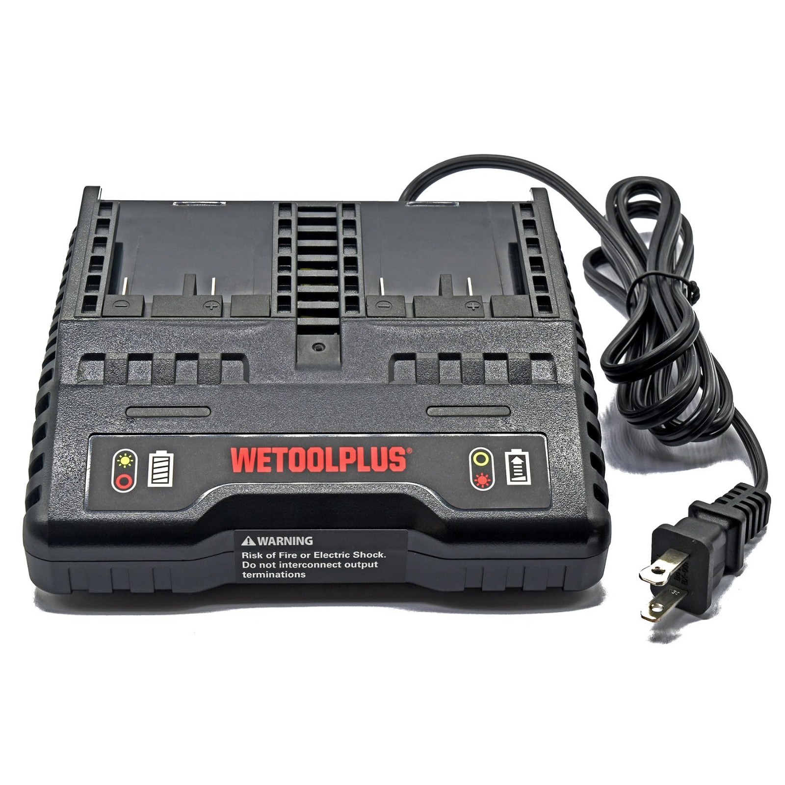 20V Fast Dual Battery Charger – 1-Hour Quick Charge for Hyper Tough Batteries