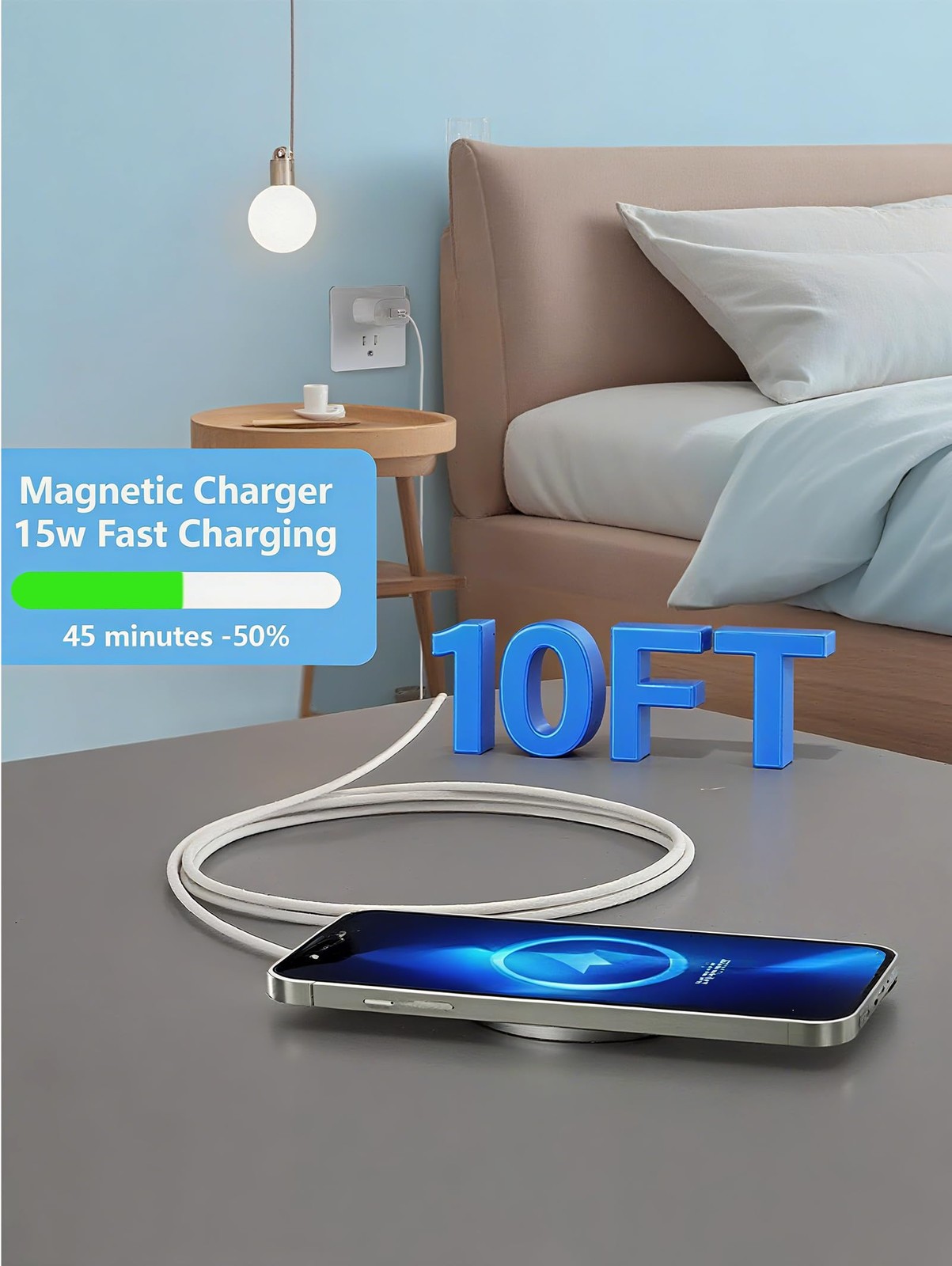 Dirsir Magnetic Wireless Charger For Apple Iphone 17/16/15/14/13/12/11/Airpods