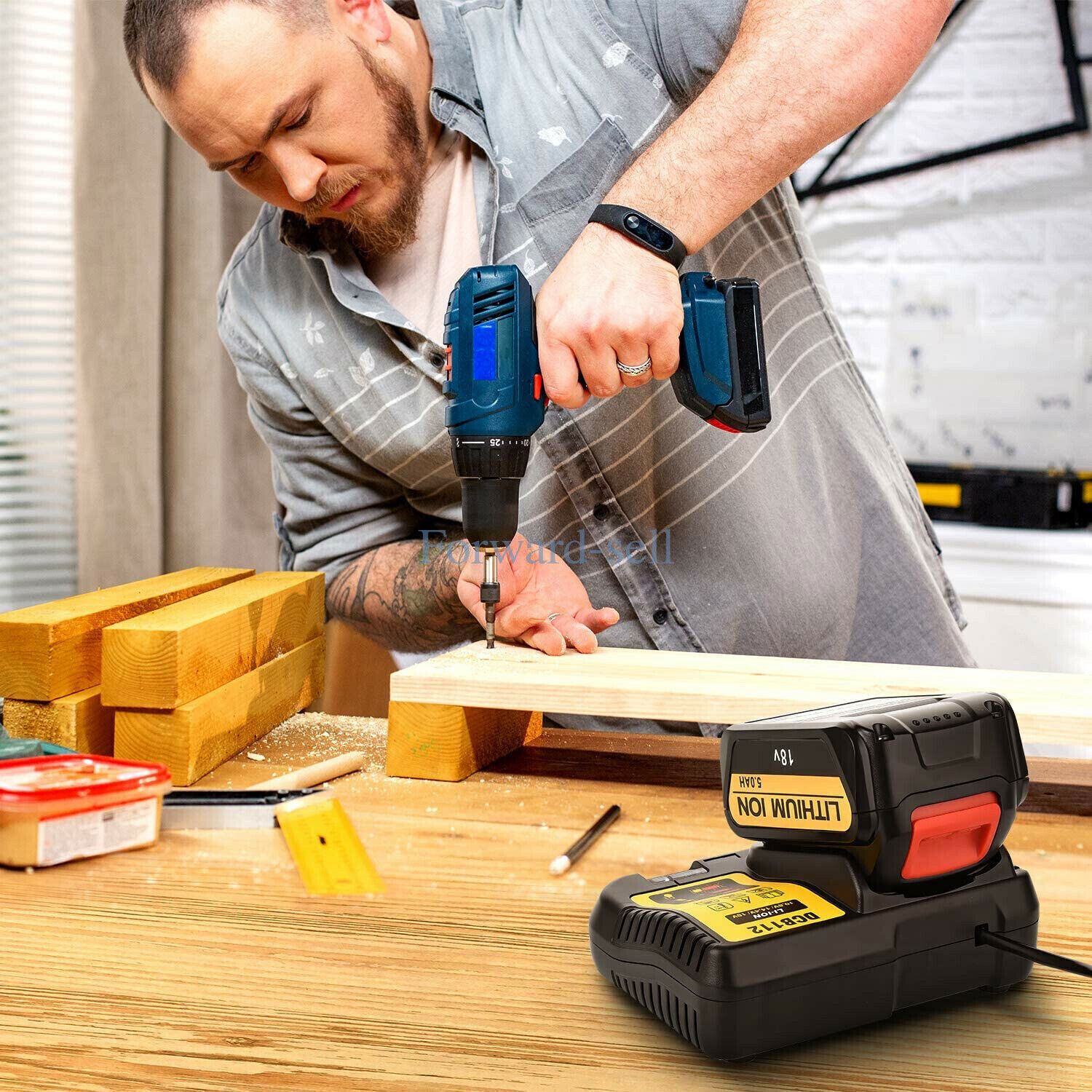 New Charger for DEWALT DCB112 20V Max Lithium-Ion Battery DCB206 DCB200 DCB205